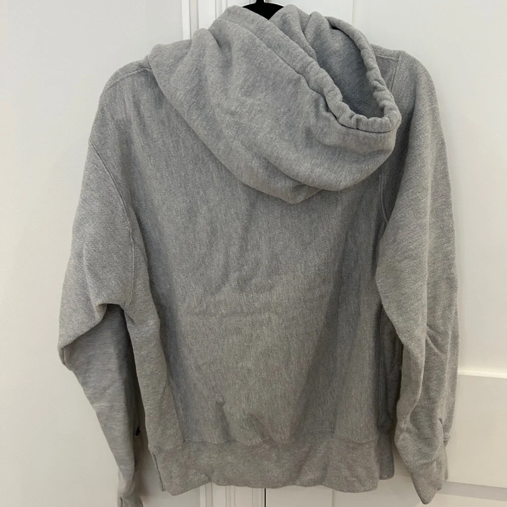Champion Gray Hoodie with Embroidered Logo - Picture 2 of 2